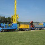 Unser neues Bohrgerät ist im Einsatz