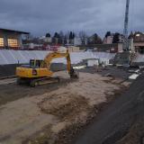 Baustelle Erweiterungsbau Auto Welt von Rotz