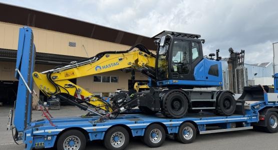 Ersatzbeschaffung: Unser neuer Mobilbagger ist da